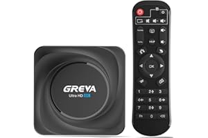 GREVA Android TV Box 8K, Smart TV Box Android 11.0 RK3566 CPU 8GB RAM 128GB ROM, Streaming Media Player Dual-Band 2.4/5.8Ghz 100/1000M Ethernet Soporte HDR 3D BT 5.0 USB3.0 Android Box