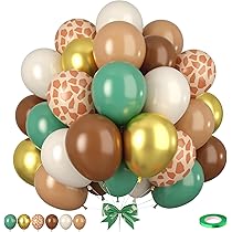 Safari Baby Shower Confetti - Jungle Animal Glitter Confetti For Party Decorations & Table Scatter