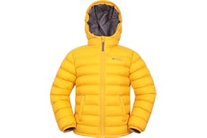 Mountain Warehouse Seasons Steppjacke für Kinder - Ultraleichte, warme, wasserdichte Steppjacke. Jungen & Mädchen Winterjacke mit Kapuze & Reißverschluss