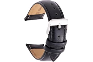 GL LEATHER ACCESSORIES Ladies Men's Genuine Leather Watch Strap 12 Colours