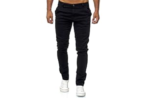 Elara Pantalón Chino Hombre Regular Slim Fit Elástico Chunkyrayan
