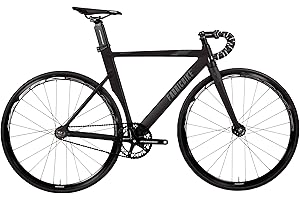 FabricBike Aero - Vélo Fixie, Fixed Gear, Single Speed, Cadre Aluminium et Fourche Carbone, Roues 28", 3 Tailles, 5 Couleurs, 7,95 kg (Taille M)