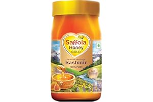 Saffola Honey Gold, 100% Pure Honey, Made with Kashmir Honey, 1Kg