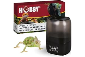 HOBBY Terraristik Hygro System I Digitale Benebelungsanlage für Terrarien I hygienisch & wartungsfreundlich I Terrarium Luftbefeuchter I effizientes Benebelungssystem mit 4L Wassertank