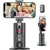 Gimbal Otomatik İzleme Cihazı, 360 Derece Manevralı, Otomatik Takipli Gimbal Kamera, Uzaktan Kumandalı, Telefon Tutucu ve Sab