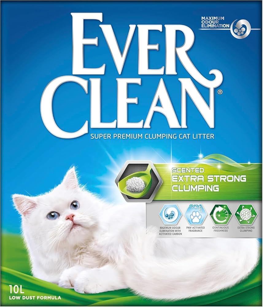 Ever Clean Extra Strong Kokulu Kedi Kumu Ekstra Güçlü Topaklanma 10 Lt