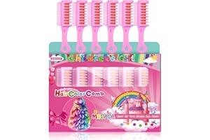 Hair Chalk Combs for Kids, MSDADA Temporary Bright Hair Color for Kids Birthday Gifts for Girls Age 6 7 8-12+Colour Hairspray for Children's Day Gift for Christmas Party New Year(Orange)
