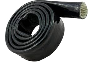 DL-RACING 1m Hitzeschutz Schlauch 16mm ID AN10 Silikon Fiberglas Kabelschutz Scheuerschutz