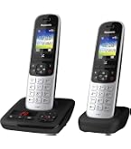 Téléphone Sans Fil Panasonic KX-TG6862 Twin Avec Répondeur - Grand Écran Et Fonctions Avancées