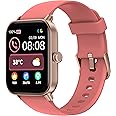 TOOBUR Smart Watch for Women, IP68 Waterproof Swimming, 1.8" Fitness Watch with Answer&Make Call/Heart Rate/Step Counter/Sleep Tracker/100 Sports, Compatible Android iOS, Red