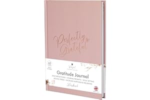 Gratitude Journal - For Gratitude and Daily Reflections - Selfcare Journal for Women and Teenagers - Reduce Stress and Overwhelm. Dusky Pink by Perfect Planner Company