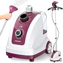 Ferro Da Stiro Verticale 2000W Con Serbatoio 260ml – Stiratore Portatile A Vapore Per Vestiti, Tende E Tessuti, Cavo 2m