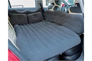 Icelus Inflatable Car Air Mattress for Back Seat of Cars Camping Bed Portable Blow Up Mattress,130×82 cm Car Travel Mattress,Car Sleeping Beds for Car Universal SUV