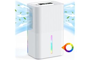 FIAHNG DéShumidificateurs Pour La Maison,Absorbeur D'Humidité Electrique,Deshumidificateur d'airSilencieux 2700ml,DéShumidificateur Electrique Portable,DéShumidificateur D Air Anti Moisissure Chambr