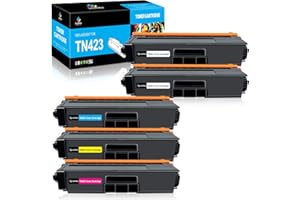 LeciRoba TN-423 do Brother TN423 TN-423BK TN-423C TN-423M TN-423Y TN-421 TN-421BK TN-421C TN-421M TN-421Y toner do Brother HL-L8260CDW L8360CDW DCP-L8410CDW N L841 0CDW MFC-L8690CDW L8900CDW (5 sztuk)