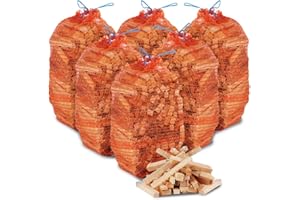 THE CHEMICAL HUT 18kg Quality Wooden Kindling, ideal for Fire Starting Open Fires, Stoves, BBQ & Ovens