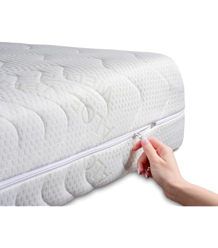 Matrashoes de Luxe met rits - 80x200 - 14-15cm kern
