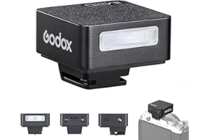 Godox iM20 Mini On-Camera Flash Speedlite 5 Power Levels 3s Recycle Time 440 Full Power Flashes Built-in Battery Replacement for Canon Nikon Sony Mirrorless Cameras