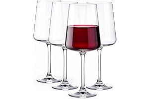 Glasmark KROSNO 1992 rödvinsglas 4 stycken, 490 ml, vinglas set