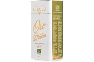 Frantoio Oleario Cirulli Olio Biologico Extravergine Oliva Italiano - Estratto a Freddo Lattina (5 Litri)