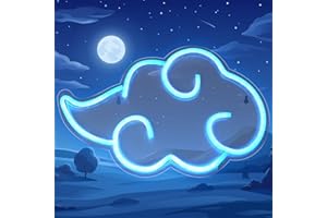 LADYSONS Neon LED Deco,Enseigne Lumineuse Neon Accessoires de Bar, Décoration Mural Pour Noël, Fête D'anniversaire ou de Mariage, Chambre D'enfants, Salon (bleu)