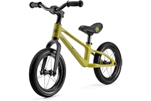 KK KINDERKRAFT Kinderkraft ETER Draisienne jusqu'à 35 kg, vélo d'apprentissage léger, Roues de 12 ", Cadre en Nylon, Selle réglable en Hauteur, Direction limitée, poignées en Caoutchouc, Design Sportif, limotten