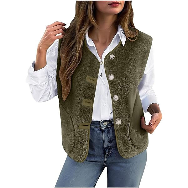 Y2k Gilet Vintage Sans Manches Avec Boutons Pour Femme Couleur Unie