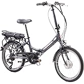 F.lli Schiano E-Star, Bicicleta Electrica Plegable, 20", Batería 36V 10.4Ah Extraíble, Motor 250W 40Nm, Bici Electrica Urbana