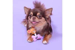 Pet London Jouet couineur pour Chien Chihuahua Bailey – Jouet couineur en Peluche pour Chihuahuas et Adultes