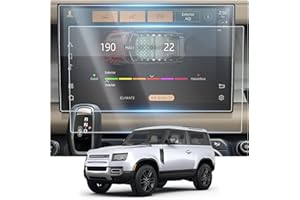 RUIYA [2 Sztuk] Land Rover Defender 2023 2024 Folia Ochronna dla Nawigatora, 11.4" Nano Material Navigation Ekran Dotykowy Folia Ochronna GPS Ekran Protector