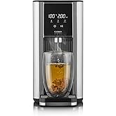 CASO HW 620 - Heißwasserspender, 2600W, 40-100°C, 7 Mengenausgaben, 2,5L Tank, Energiesparend, Babyfunktion, Edelstahl, Wasse