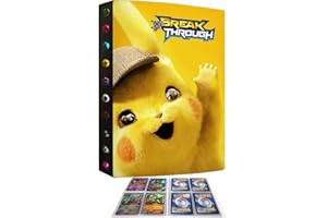 TBTBO Classeur livre Cartes, Album Porte Sleeves Rangement Grand - 4 pockets per page - 30 pages peut contenir jusqu'à 240 cartes -2E15