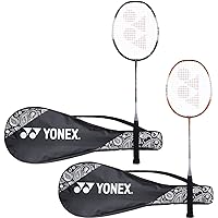 Yonex ZR 100 Light Aluminium Badminton Racquet with Full Cover, Set of 2 | Made in India