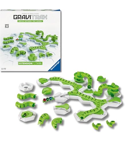 TracksCreations Toupie Compatible Gravitrax – 2 Entrées, PLA Imprimé En France, Dès 5 Ans