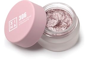 3INA MAKEUP - The 24H Cream Eyeshadow 306 - Sombra de Ojos Rosa Claro 24H de Duración - Sombra de Ojos en Crema & Waterproof - Acabado Mate Brillante & Metálico - Vegan - Cruelty Free
