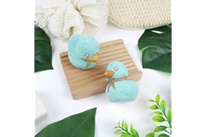 French Tendance - Bombe de Bain Moussant Canard - Relaxation Détente - Cadeau Femme - Bien-Etre - Parfum Monoï - Bleu - 1 x 50 grs - Ambiance Aromatherapie