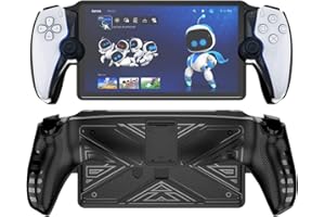 Heioloo Funda para Sony PS5 Playstation Portal Carcasa Función de Soporte TPU Protectora [Ultrafina] [Anti-arañazos] [Anti-Choque] Suave Case para Sony PS Portal - Negro