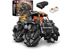 Mould King 20017 Technologie ferngesteuert ATV All Terrain Fahrzeug,Modell baustein Der Mechanische Gruppe Serie Geländefahrzeug Set, Technik Geländeschubkarre Klemmbausteine Bausatz