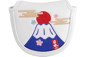 SHABIER Monte Fuji - Copritesta per mazza da putter con albero centrale per mazzuola