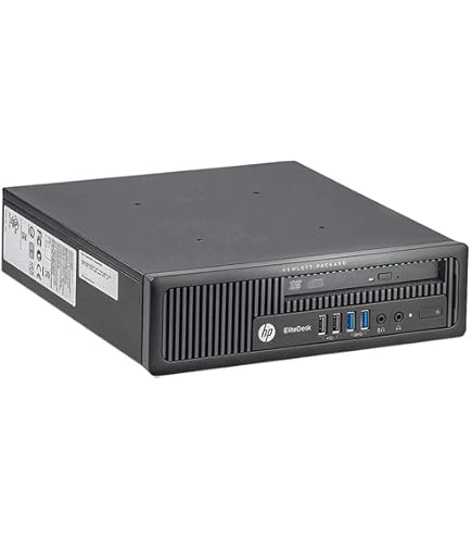 PC Bureau HP EliteDesk 800 G3 SFF Reconditionné – I7-6700, 8Go RAM, SSD 240Go + 500Go, Win10