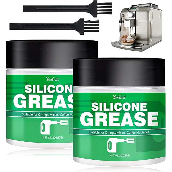 Grasso Al Silicone Alimentare Per Macchine Da Caff&egrave; - 50 Ml, Per O-Ring E Guarnizioni, Bianco E Sicuro