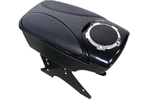 FLEXZON QUALITY Car Auto Black Universal Armrest Arm Rest Centre Console With Storage Compartment New Boxed