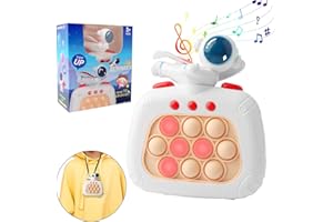 CELERAUR Pop It Electronique 200 Niveaux Popit Electronique 4 Modes Console de Jeu Quick Push Bubbles Jeu Pop Puzzle de Light Bouton Décompression Breakthrough Puzzle Game Machine Pop It Game Machine