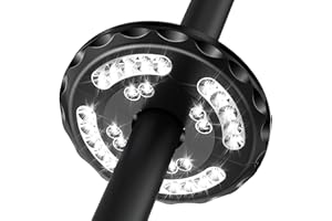 IKHDCYH Luces para Sombrillas, 28 Led 400 Lúmenes USB Recargable Lámpara para Sombrillas, 2 Modos de Iluminación USB Recargable Lámparas de Noche Inalámbricos para Paraguas de Playa, Patio, Jardín y Piscina
