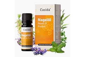 ‎CASIDA Casida Nagelöl Repair & Protect – Pflegeöl für beanspruchte Nägel – stärkt & regeneriert Finger- & Fußnägel – pflanzlich, ohne chemische Zusätze – mit Teebaumöl & Oregano Öl – Made in Germany- 10ml