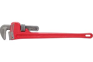KS Tools 111.3500 Llave Stillson de acero, para uso con una sola mano, 200 mm