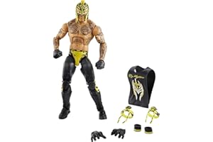 WWE- Personaggio Rey Mysterio Elite Collection Articolato, Giocattolo per Bambini 8+Anni, GVC01
