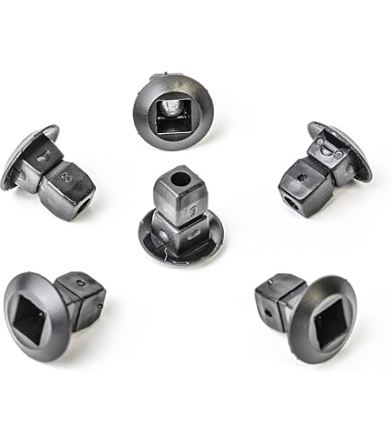 Supports d'étagère, 50 pièces, vis autotaraudeuses de 7,5 mm avec manchons antidérapants, blancs