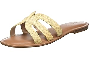 The Drop Monika Sandales Plates À Enfiler avec Bride en H, Flat Sandal Femme