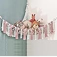 ecofynd Stuffed Soft Toy Organizer, Animal Toy Hammock, Hanging Cotton Storage, Boho Large Corner Plush Toys, Net Holder, Nursery Kids, Play Room, Bedroom, Kid Room (BH011)